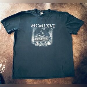 Vintage 1966 MCMLXVI Black Graphic Tee - Men